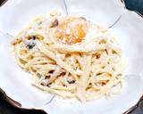 焼き鮭リメイク→濃厚クリームパスタ作り方7写真