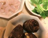 里芋と海老のフワモチ☆揚げ団子作り方1写真