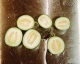 摘果メロンで◆カレーに添えるピクルス作り方1写真