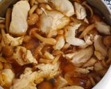 柑橘果汁で✾鶏むね肉としめじのさっぱり煮作り方5写真