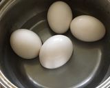 ゆで卵 簡単作り方1写真