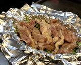 豆苗と鶏せせりのオーブン焼き作り方3写真