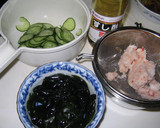 『すし酢』で作るわかめとかにの酢の物作り方1写真