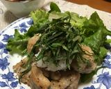 大葉とおろし大根の梅肉ソースがけチキン♪作り方6写真