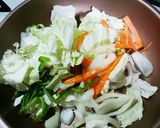 ＊野菜炒め＊豚キムチマヨネーズのせ～作り方3写真