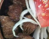 牛赤身とガツのワイン煮（血ダ食1227）作り方4写真