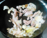 豚肉とキャベツのマヨ炒め付き焼きそば作り方1写真