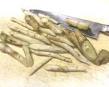 葉ゴボウの葉の炒り煮(アク抜き方法付）作り方5写真