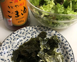 朝食の定番☆レタス海苔のりサラダ作り方1写真