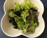 朝食の定番☆レタス海苔のりサラダ作り方3写真