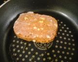 簡単昼食　マルシンハンバーグでロコモコ丼作り方2写真