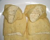 根三つ葉と豆腐のいなり風煮びたし作り方7写真