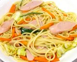 お昼はたっぷり野菜＆魚肉のペペロン・スパ作り方7写真