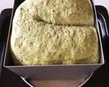自家製天然酵母で甘納豆入りヨモギの角食作り方6写真