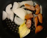 簡単昼食　ナポリタンやきそば 侠飯作り方3写真