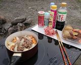 牛肩ロース肉と人参と玉ねぎの醤油炒め作り方4写真