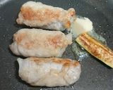 お弁当に彩りを☆豚ロースズッキーニ巻き作り方4写真