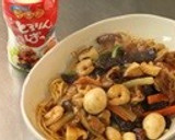 とろりんぱっであんかけ焼きそば作り方8写真