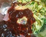 韓国風あじ丼作り方4写真