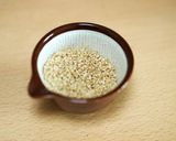 定番化したい★ルッコラと人参の胡麻和え作り方1写真