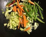 野菜チャウミン作り方3写真