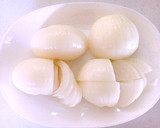 豚ひき肉と新玉ねぎつくね焼♬とろ～り甘♡作り方1写真