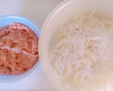 豚ひき肉と新玉ねぎつくね焼♬とろ～り甘♡作り方4写真