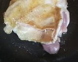 照り焼きチキンサンド☆クリームチーズＯＮ作り方3写真