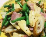 エリンギとベーコンと竹輪のバター醤油炒め作り方5写真
