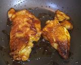 照り焼きチキンサンド☆クリームチーズＯＮ作り方6写真