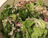 レタスと豚肉とパクチーの重ね蒸し作り方5写真