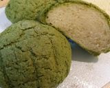サクサク宇治抹茶メロンパン作り方9写真