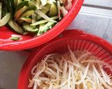 セロリとモヤシのナムル作り方1写真