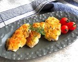 ズッキーニチーズパン粉焼き*お弁当にも作り方5写真
