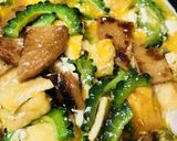 丸天＆薄揚げのゴーヤチャンプルーしらす添作り方4写真