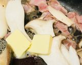 和風☆ベーコン＆茸のしょう油バターパスタ作り方3写真