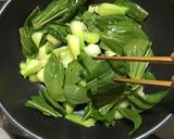 チンゲンサイだけ！ごま油炒め作り方4写真