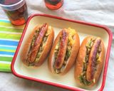 たっぷりキャベツ入りカレーホットドッグ作り方3写真