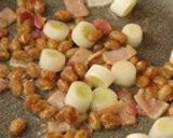 納豆トマトソーススパゲッティ作り方2写真