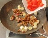 納豆トマトソーススパゲッティ作り方3写真