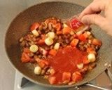 納豆トマトソーススパゲッティ作り方4写真