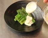 アスパラのチーズソースかけ作り方5写真