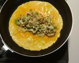 簡単❗酢キャベツの納豆オムレツ❗作り方3写真
