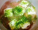 豆腐の青のり餡掛け。柚子胡椒風味作り方2写真