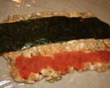 簡単♪お弁当に！レンジde鶏ひき肉のり巻作り方5写真