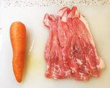お弁当の一品に☆豚肉の人参巻き作り方1写真