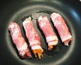 お弁当の一品に☆豚肉の人参巻き作り方5写真