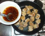 鶏もも肉の梅オイスター照り焼き♪簡単作り方7写真