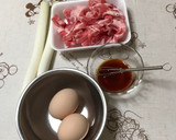 豚肉とねぎの卵炒め作り方1写真