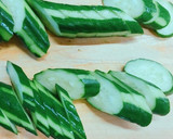超簡単！きゅうりの胡麻しょうゆ漬け作り方1写真